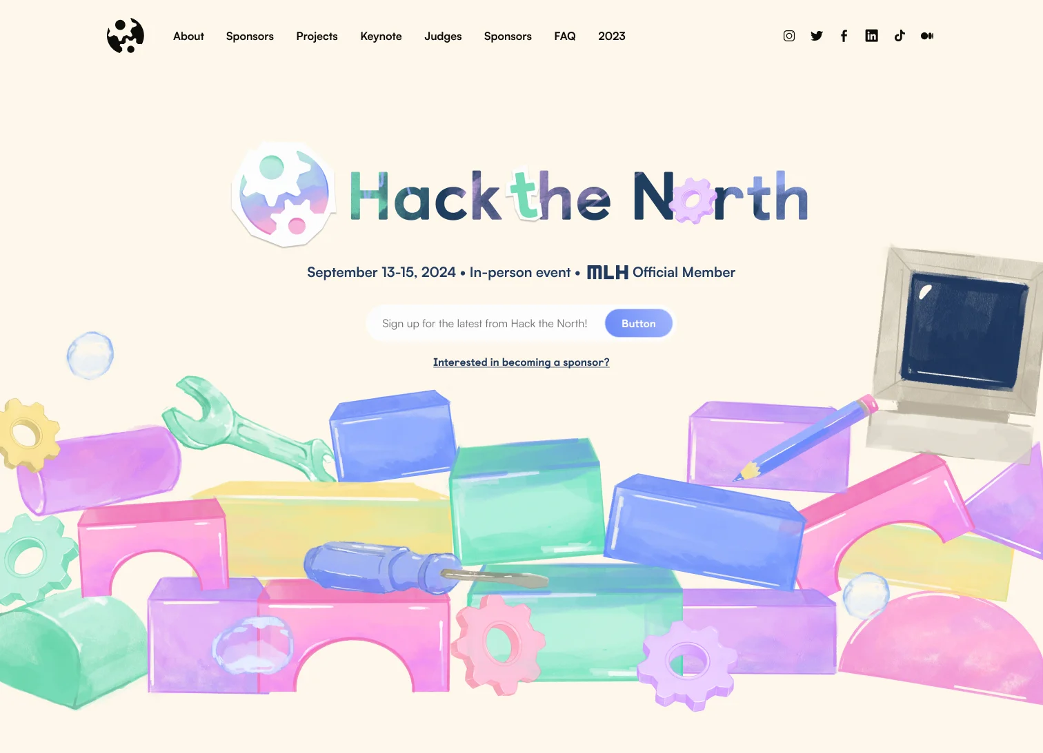 landing page